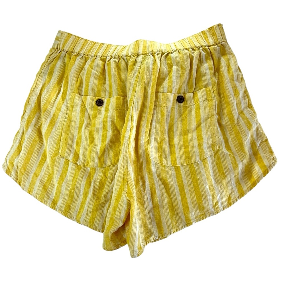 Patagonia Garden Island Shorts in Yellow Stripe SZ Large - Picture 5 of 7